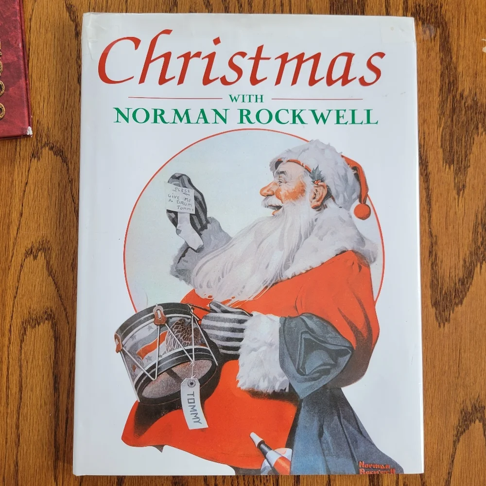Christmas With Norman Rockwell Oversized Book ~ Holiday ~ Santa ~ FINAL …